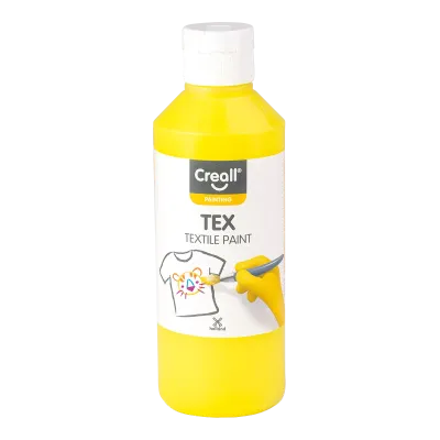 Farby na textil 250ml CREALL žltá