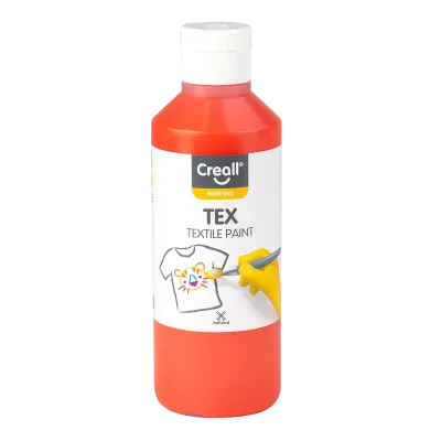 Farby na textil 250ml CREALL oranžová