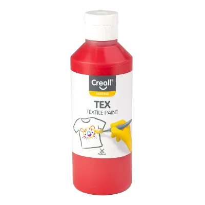 Farby na textil 250ml CREALL červená