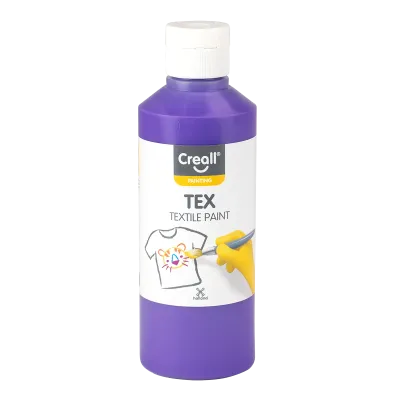 Farby na textil 250ml CREALL fialová