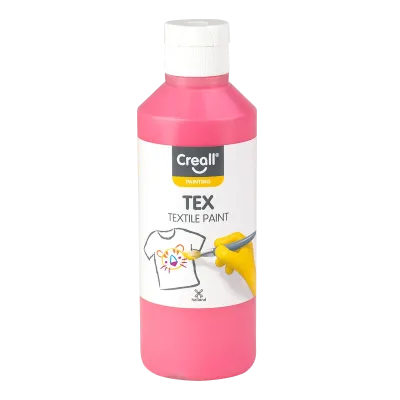 Farby na textil 250ml CREALL ružová