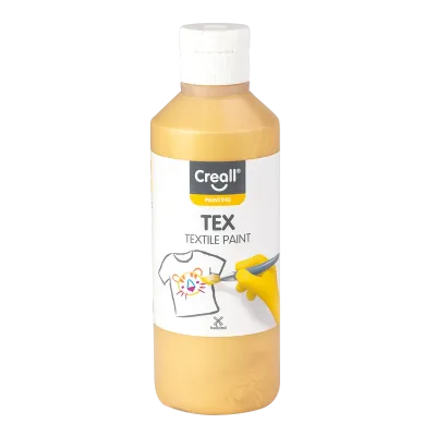 Farby na textil 250ml CREALL zlatá