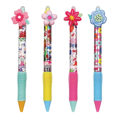 Pero gumovacie guľôčkové 0.5mm Colorino - Kvety