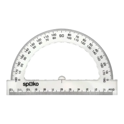 Pravítka súprava 4ks SPOKO transparentné