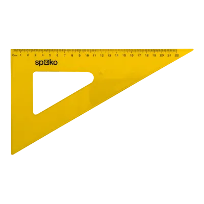 Pravítka súprava 4ks SPOKO mix farieb