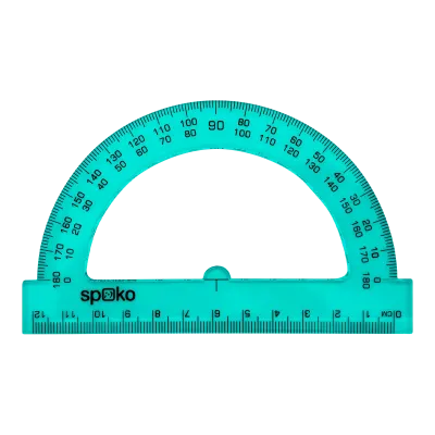Pravítka súprava 4ks SPOKO mix farieb