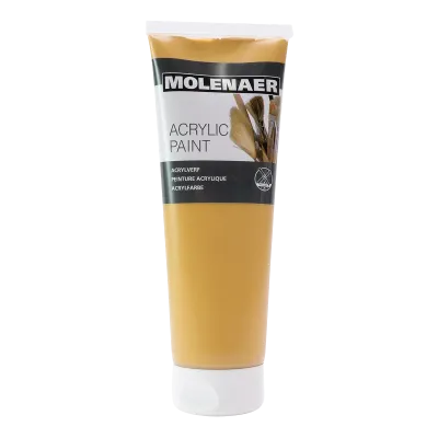 Farby akrylové Molenaer 250 ml okrová