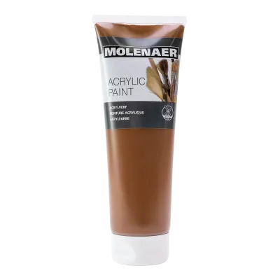Farby akrylové Molenaer 250 ml hnedá