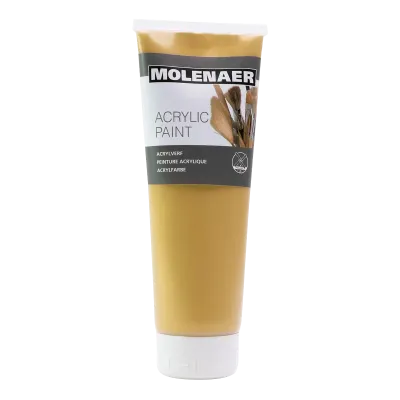 Farby akrylové Molenaer 250 ml zlatá