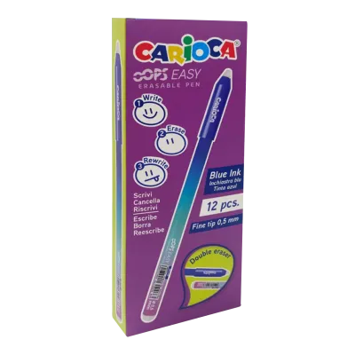 Pero gumovacie jednorázové 0,7 mm Carioca - Oops Easy