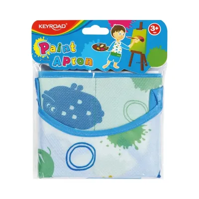 Zástera na výtvarnú výchovu KEYROAD s rukávmi, modrá