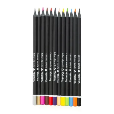 Ceruzky COLORINO/12 3HR farebná súprava ČIERNE DREVO