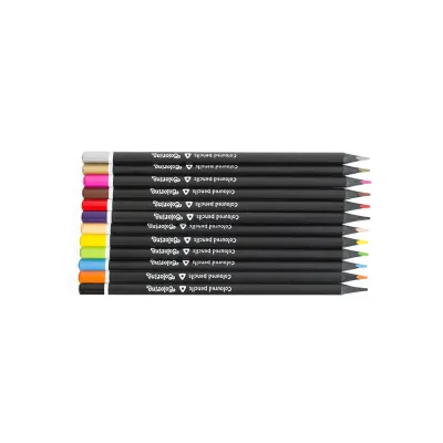 Ceruzky COLORINO/12 3HR farebná súprava ČIERNE DREVO