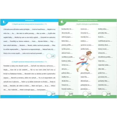 Precvičovanie pravopisu pre 4. ročník