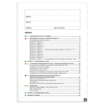 Precvičovanie počítania pre 3. ročník