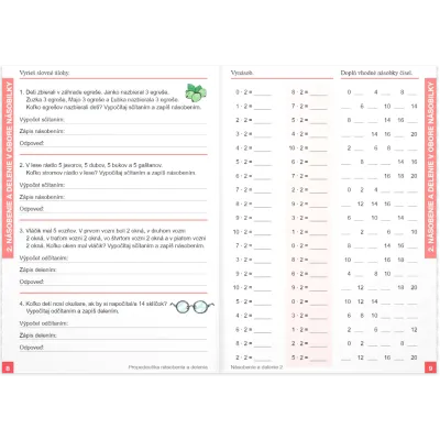 Precvičovanie počítania pre 3. ročník