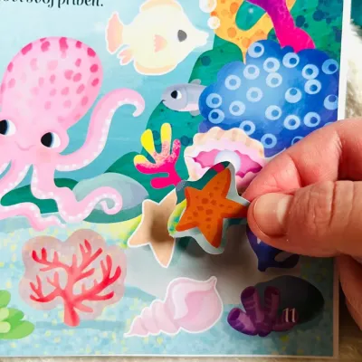 Príbeh s nálepkami - Malá morská víla