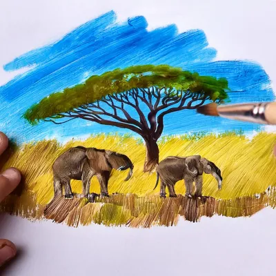 Farby temperové 500ml CREALL hnedá tmavá