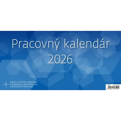 Kalendár stolový 2026 Pracovný kalendár S367