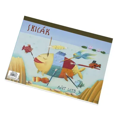 Skicár školský A3/10 listov  170g