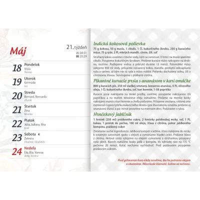 Kalendár nástenný 2026 GAZDINKA  NK-08 PRESS