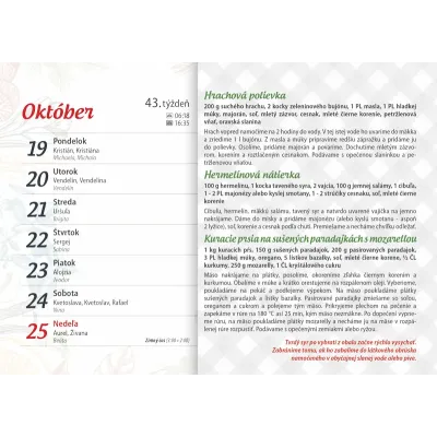 Kalendár nástenný 2026 GAZDINKA  NK-08 PRESS