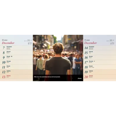 Kalendár stolový 2026 MOTIVAČNÝ SK-14  PRESS