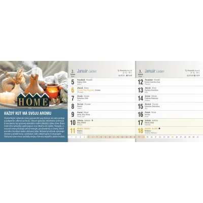 Kalendár stolový 2026 TIPY A TRIKY  SK-18  PRESS