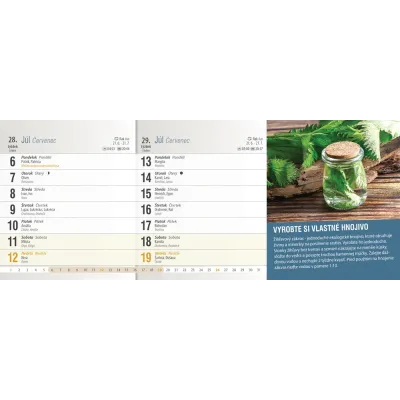 Kalendár stolový 2026 TIPY A TRIKY  SK-18  PRESS