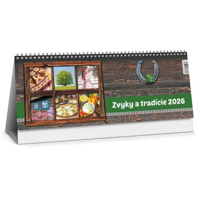 Kalendár stolový 2026 ZVYKY A TRADÍCIE SK-19  PRESS