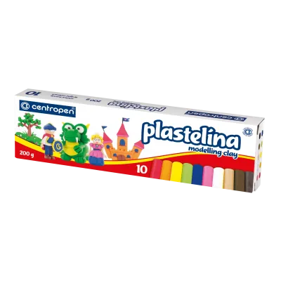 Plastelina CENTROPEN 9560/10 farebná 200g