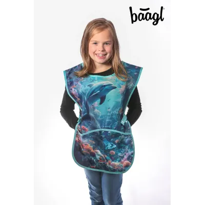 BAAGL Detská zástera Delfín