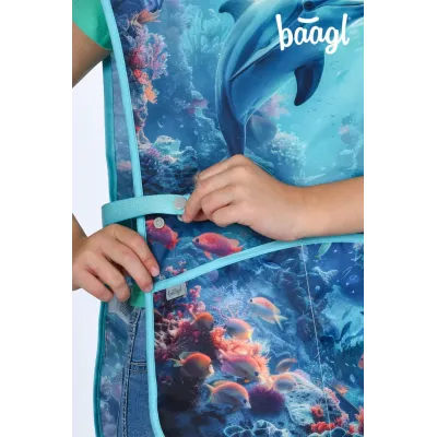 BAAGL Detská zástera Delfín