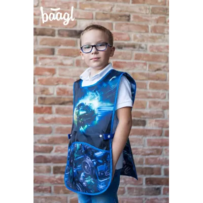 BAAGL Detská zástera Závodné auto