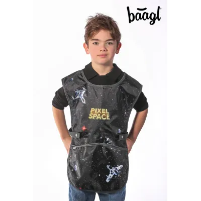 BAAGL Detská zástera Pixel Space