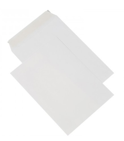 Poštové tašky C4 3B05B4/500ks samolep. páska biele