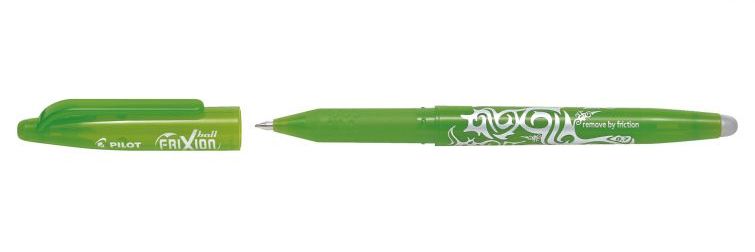 Pero gumovacie guľôčkové PILOT FRIXION 0,7 svetlo zelené