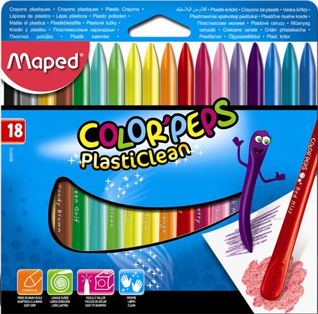 Voskovky MAPED Color Peps 1/18 farebné ceruzky