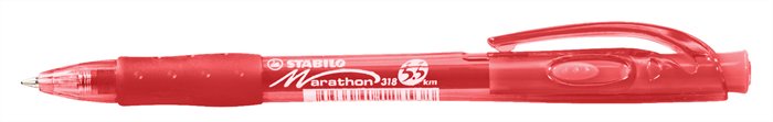 Pero guľôčkové STABILO marathon 318 čevené