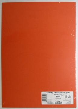 Výkresy farebné A3, 225g/50ks, oranžové