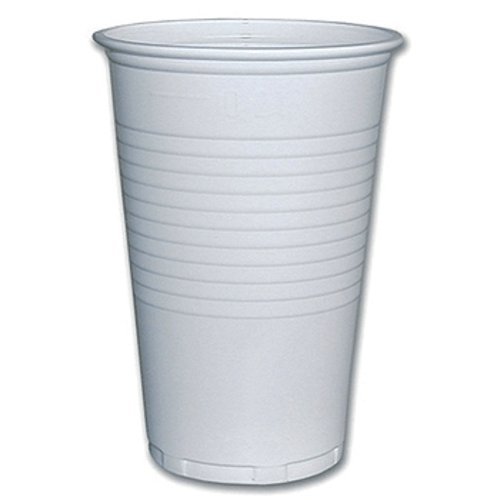Plastový pohár 0,1 l /100ks, biely PP