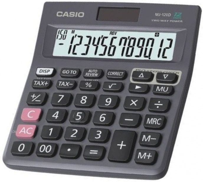 Kalkulačka CASIO MJ-120 D/12 RP 0,07 EUR/ks