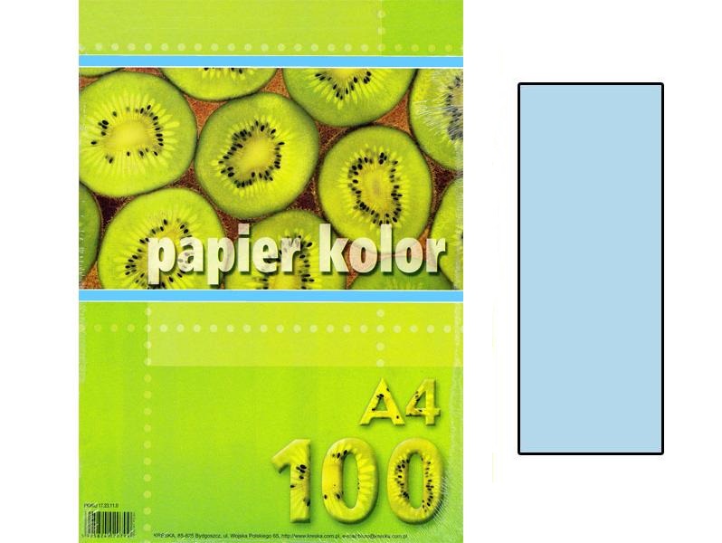 Papier farebný A4 80g  modrý sv./100ks  801183