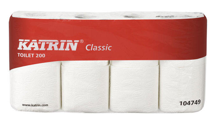 Toaletný papier KATRIN Classic 56ks x 25m , 2-vrst.  104749