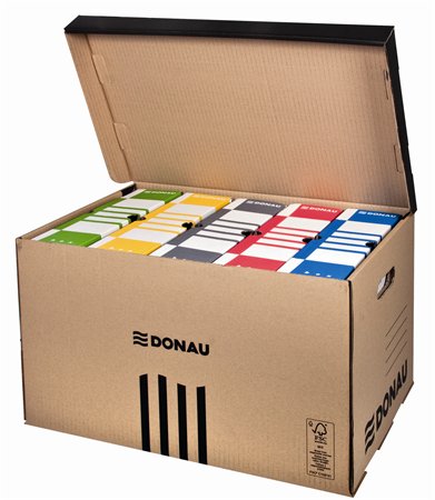 Škatuľa archívna DONAU  hnedá 560x370x315mm