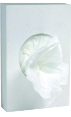 Vrecká  hygienické (HDPE) biele 8+6 x 25cm /30ks
