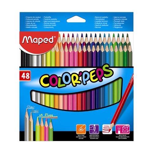 Ceruzky MAPED/48 3HR farebná súprava
