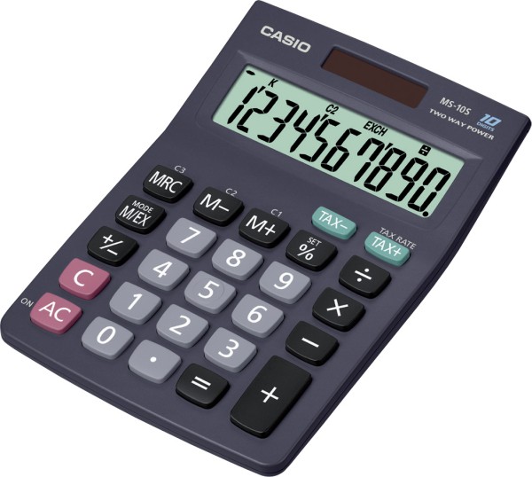 Kalkulačka CASIO MS-10  B S /10  RP 0,07 EUR/ks