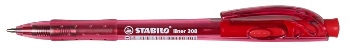 Pero guľôčkové STABILO LINER  308F červené