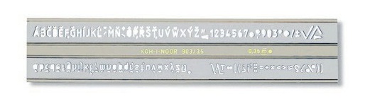 Šablóna ISO UKO 3.5mm KOH-I-NOOR 0748033